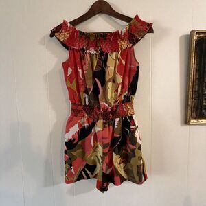 Bebe Romper Y2K Vintage Women's size XS Floral